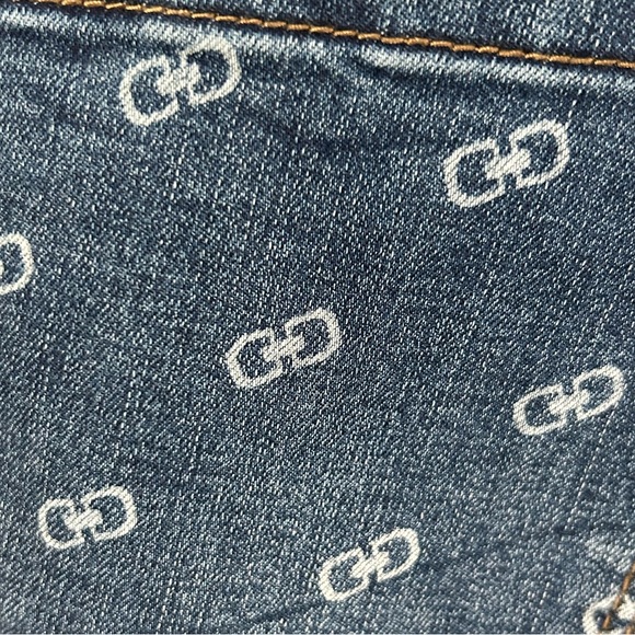 EUC Red Button LuLu printed denim skinny Jeans size 32” waist - Picture 4 of 6